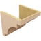 Ekena Millwork 12"W x 12"D x 12"H Wide Mediterranean Rough Cedar Woodgrain TimberThane Corbel, Primed Tan CORUR12X12X12MEDRCPR - alternate 5